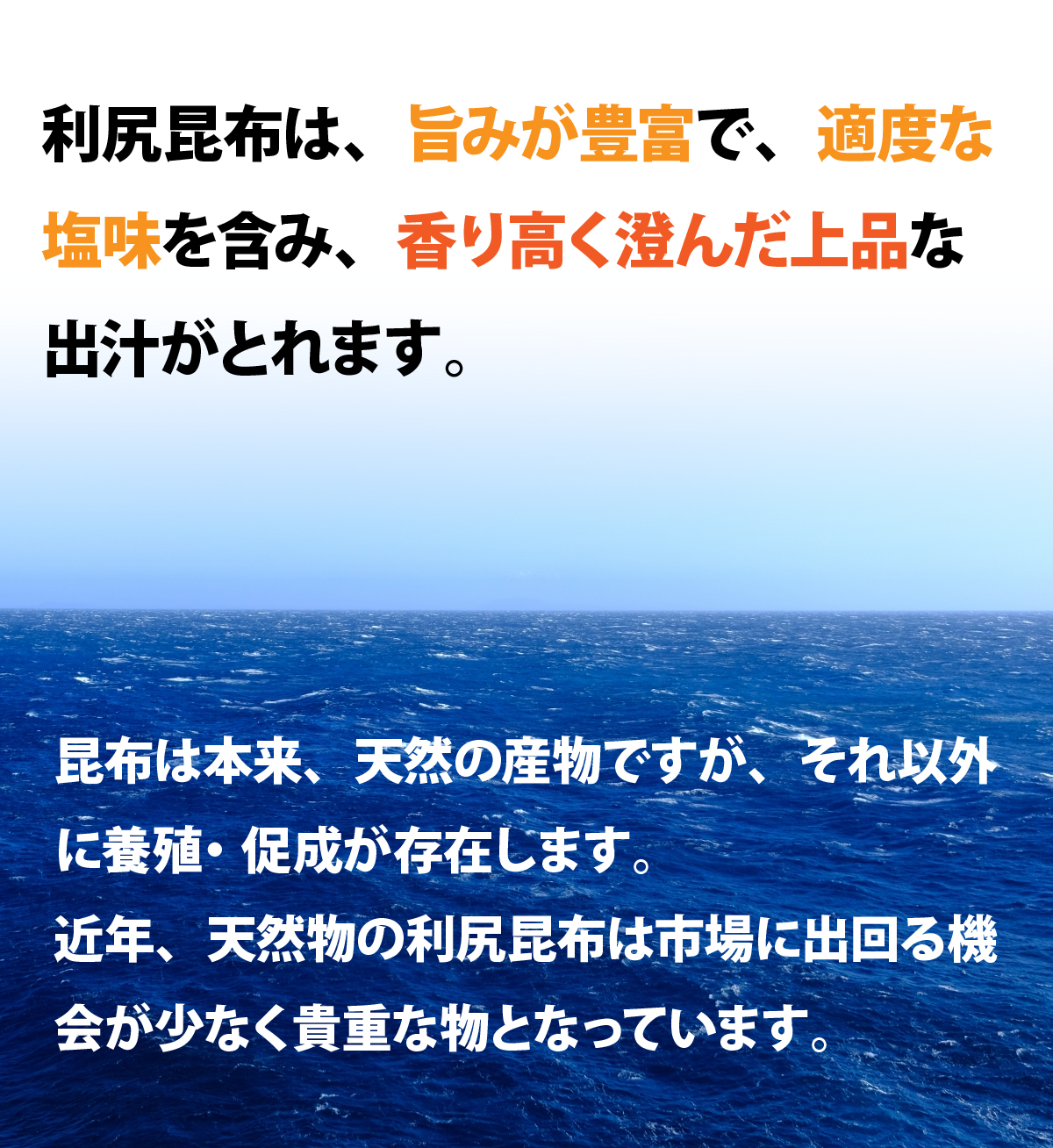 天然利尻出汁昆布